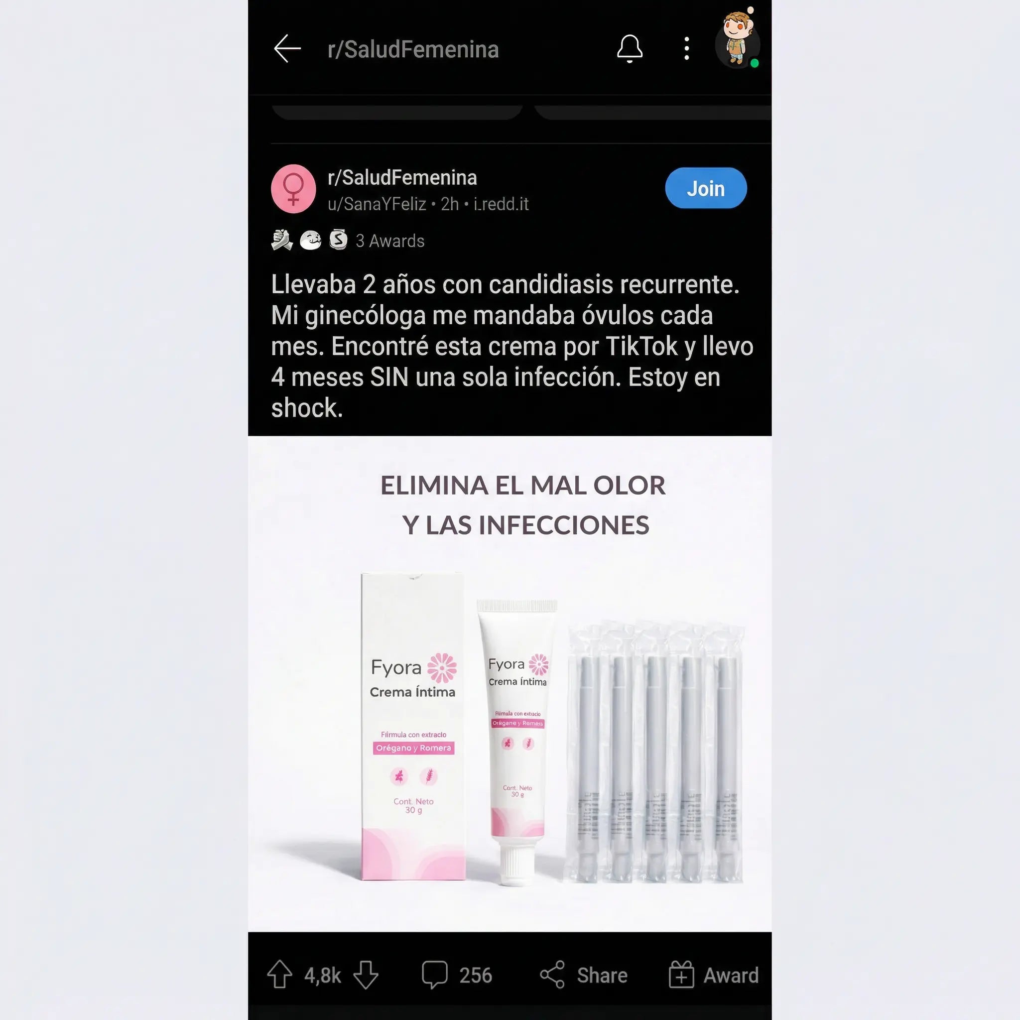 Crema intima Vaginal